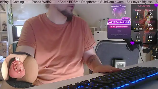 Snapshot of Panda-WolfX chatting on 07-07-26, 04:33 Panda-WolfX online show from 07-07-26, 04:33
