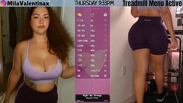 Snapshot of MilaValentina chatting on 05-15-26, 01:34 MilaValentina online show from 05-15-26, 01:34