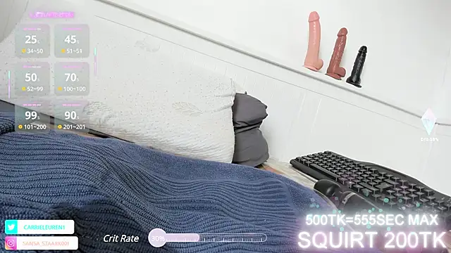 Snapshot of _Carrie_ chatting on 02-05-25, 11:12 Carrie online show from 02-05-25, 11:12