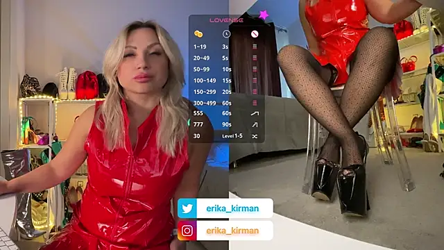 Snapshot of Erika_Kirman chatting on 01-03-25, 11:25 Erika Kirman online show from 01-03-25, 11:25