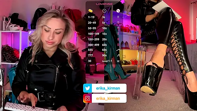 Snapshot of Erika_Kirman chatting on 11-07-25, 09:42 Erika Kirman online show from 11-07-25, 09:42