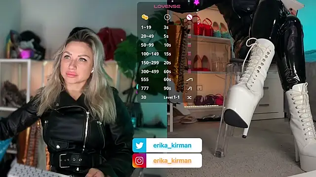 Snapshot of Erika_Kirman chatting on 01-18-26, 10:08 Erika Kirman online show from 01-18-26, 10:08