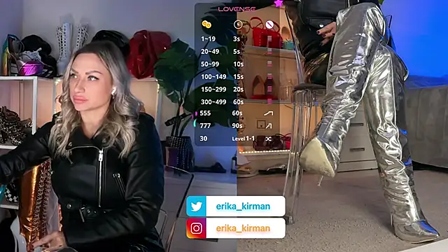 Snapshot of Erika_Kirman chatting on 01-19-26, 02:21 Erika Kirman online show from 01-19-26, 02:21