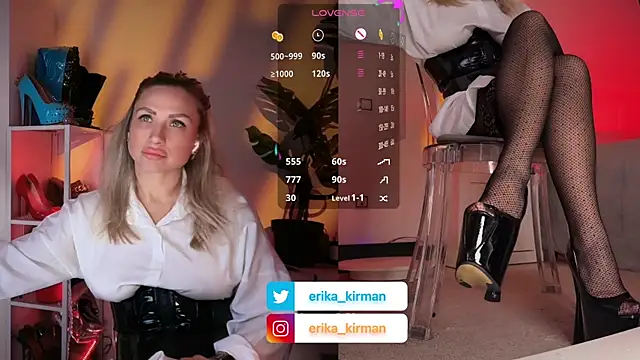 Snapshot of Erika_Kirman chatting on 03-26-26, 01:17 Erika Kirman online show from 03-26-26, 01:17