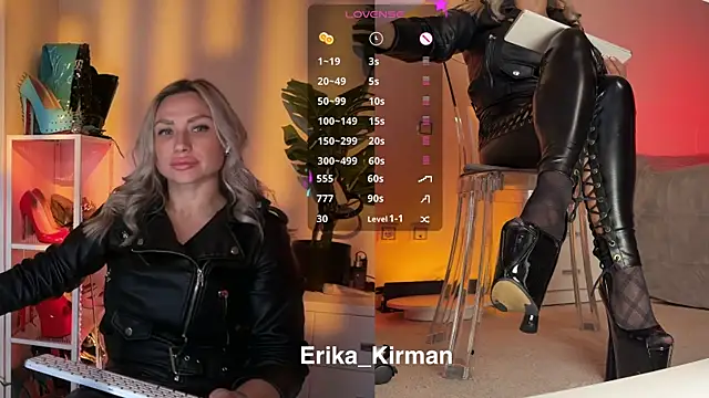 Snapshot of Erika_Kirman chatting on 03-30-26, 02:07 Erika Kirman online show from 03-30-26, 02:07