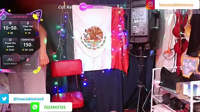 Snapshot of LaInsaciableIntensa chatting on 05-03-26, 12:49 LaInsaciableIntensa online show from 05-03-26, 12:49