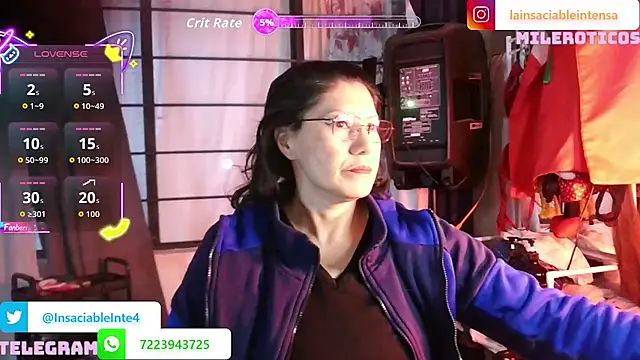 Snapshot of LaInsaciableIntensa chatting on 06-22-26, 01:07 LaInsaciableIntensa online show from 06-22-26, 01:07