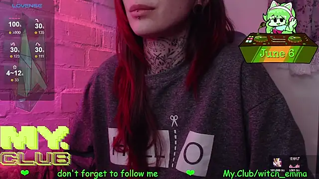 Witch Emma online show from 06-06-26, 05:56