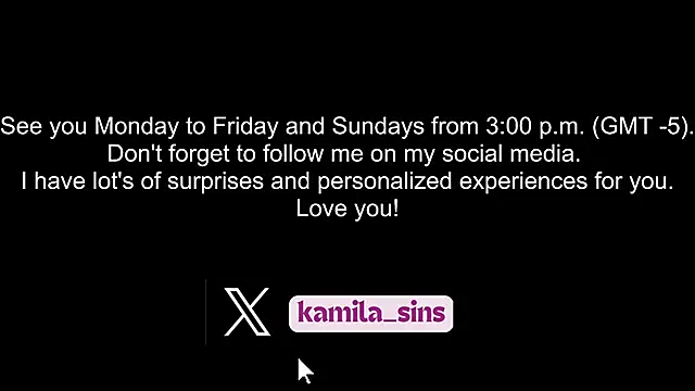 kamila sins online show from 03-04-25, 08:05